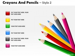 PowerPoint Designs Chart Crayons And Pencils Ppt Layout PowerPoint Designs Chart Crayons And Pencils Ppt Layout