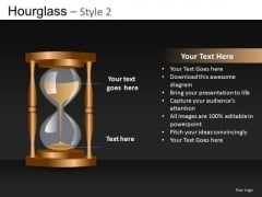 PowerPoint Diagram Of An Hourglass Editable Slides