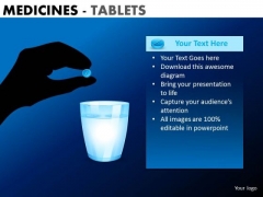 PowerPoint Presentation Executive Teamwork Medicine Tablets Ppt Slide Designs
