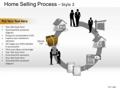 PowerPoint Process Graphic Home Selling Ppt Slide
