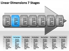 PowerPoint Slide Sales Linear Dimensions Ppt Slide Designs