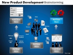 PowerPoint Slide Success Development Brainstorming Ppt Designs