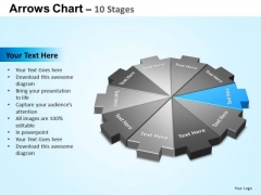 PowerPoint Slidelayout Chart Arrows Chart Ppt Templates