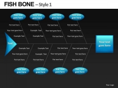 PowerPoint Slides With Fishbone Ppt Diagrams