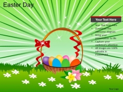 PowerPoint Template Easter Eggs Easter Day Ppt Theme