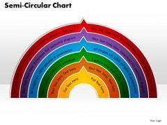 PowerPoint Template Semi Circular Chart Business Ppt Theme
