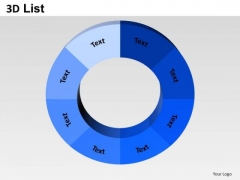 PowerPoint Templates Business Donut Pie Chart Ppt Process