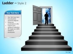 PowerPoint Themes Business Competition Ladder Ppt Templates