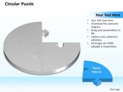 Ppt 3d Circular Puzzle Showing Missing Piece Diagram Business PowerPoint Templates