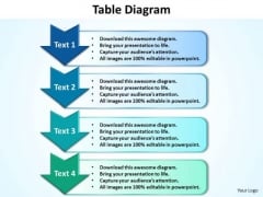 Ppt 4 Step Table Network Diagram PowerPoint Template Editable Templates Ppt 4 Step Table Network Diagram PowerPoint Template Editable Templates