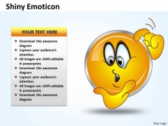 Ppt A Shiney Emoticon Thinking Face Business Strategy PowerPoint Templates Ppt A Shiney Emoticon Thinking Face Business Strategy PowerPoint Templates
