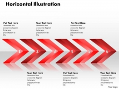 Ppt Linear Arrows 6 Stages PowerPoint Templates