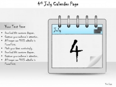 Ppt Slide 4th July Calendar Page Strategic Planning Ppt Slide 4th July Calendar Page Strategic Planning