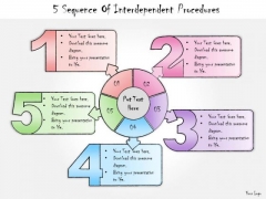 Ppt Slide 5 Sequence Of Interdependent Procedures Business Diagrams Ppt Slide 5 Sequence Of Interdependent Procedures Business Diagrams