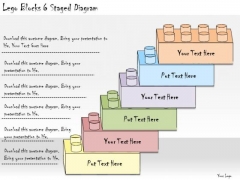Ppt Slide Lego Blocks 6 Staged Diagram Business Plan