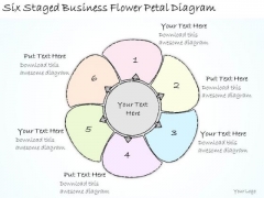 Ppt Slide Six Staged Business Flower Petal Diagram Diagrams