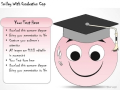 Ppt Slide Smiley With Graduation Cap Business Diagrams Ppt Slide Smiley With Graduation Cap Business Diagrams