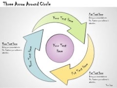 Ppt Slide Three Arrow Around Circle Strategic Planning Ppt Slide Three Arrow Around Circle Strategic Planning