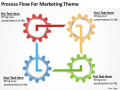 Process Flow For Marketing Theme Ppt Professional Business Plan Writers PowerPoint Slides