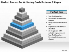 Process For Achieving Goals Business 9 Stages Ppt Plan PowerPoint Slides