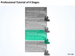 Professional Tutorial 4 Stages Operation Flow Chart PowerPoint Templates Professional Tutorial 4 Stages Operation Flow Chart PowerPoint Templates