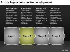 Puzzle Representation For Development Free Flow Chart PowerPoint Slides Puzzle Representation For Development Free Flow Chart PowerPoint Slides