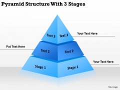 Pyramid Structur With 3 Stages Ppt Business Plan PowerPoint Slides Pyramid Structur With 3 Stages Ppt Business Plan PowerPoint Slides