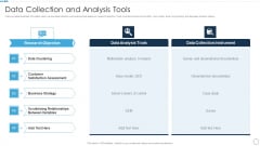 QA Plan Set 1 Data Collection And Analysis Tools Infographics PDF