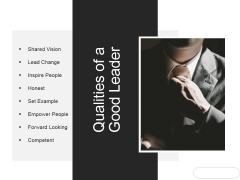 Qualities Of A Good Leader Ppt PowerPoint Presentation Layout Qualities Of A Good Leader Ppt PowerPoint Presentation Layout