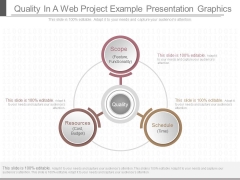 Quality In A Web Project Example Presentation Graphics Quality In A Web Project Example Presentation Graphics