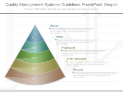 Quality Management Systems Guidelines Powerpoint Shapes Quality Management Systems Guidelines Powerpoint Shapes