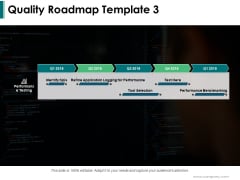 Quality Roadmap Performance Ppt PowerPoint Presentation File Summary