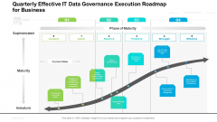 Quarterly Effective IT Data Governance Execution Roadmap For Business Guidelines