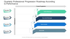 Quarterly Professional Progression Roadmap According To Performance Formats