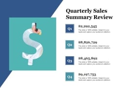 Quarterly Sales Summary Review Ppt PowerPoint Presentation Styles Good Quarterly Sales Summary Review Ppt PowerPoint Presentation Styles Good