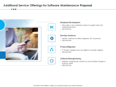 RFP Software Maintenance Support Additional Service Offerings For Software Maintenance Proposal Structure PDF RFP Software Maintenance Support Additional Service Offerings For Software Maintenance Proposal Structure PDF