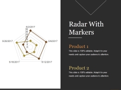 Radar With Markers Ppt PowerPoint Presentation Portfolio Radar With Markers Ppt PowerPoint Presentation Portfolio
