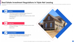Real Estate Investment Regulations In Triple Net Leasing Professional PDF Real Estate Investment Regulations In Triple Net Leasing Professional PDF