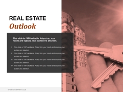 Real Estate Outlook Ppt PowerPoint Presentation Layout