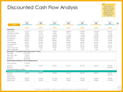 Real Estate Property Management System Discounted Cash Flow Analysis Ppt File Microsoft PDF