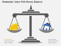 Realestate Value With Money Balance Powerpoint Template Realestate Value With Money Balance Powerpoint Template