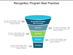 Recognition Program Best Practices Ppt PowerPoint Presentation Gallery Visuals Cpb