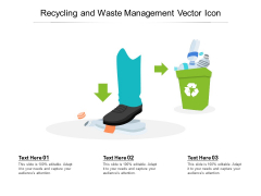 Recycling And Waste Management Vector Icon Ppt PowerPoint Presentation Samples PDF