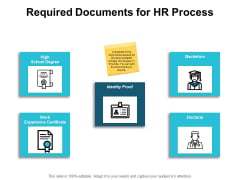 Required Documents For Hr Process Ppt PowerPoint Presentation Layouts Show