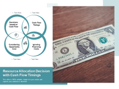 Resource Allocation Decision With Cash Flow Timings Ppt PowerPoint Presentation Gallery Format Ideas PDF Resource Allocation Decision With Cash Flow Timings Ppt PowerPoint Presentation Gallery Format Ideas PDF