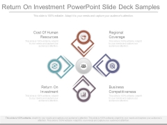 Return On Investment Powerpoint Slide Deck Samples