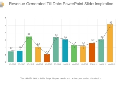 Revenue Generated Till Date Powerpoint Slide Inspiration Revenue Generated Till Date Powerpoint Slide Inspiration