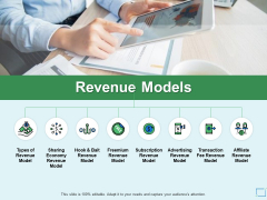 Revenue Models Slide Social Ppt PowerPoint Presentation Show Maker