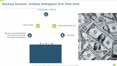 revenue streams artificial intelligence firm pitch deck ppt infographics images pdf revenue streams artificial intelligence firm pitch deck ppt infographics images pdf