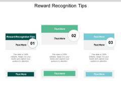 Reward Recognition Tips Ppt PowerPoint Presentation Infographic Template Smartart Cpb